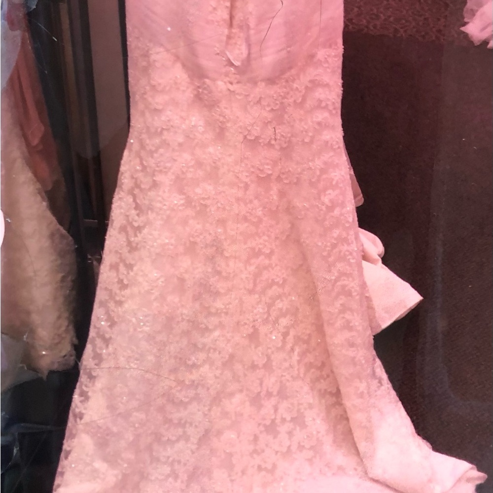 Oleg Cassini ivory dress
